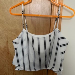 Windsor stripped crop top